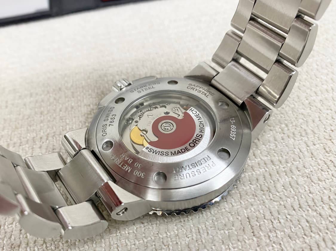 오리스 애커스 검주 43mm 오토메틱 남성용 스틸 상품이미지10
