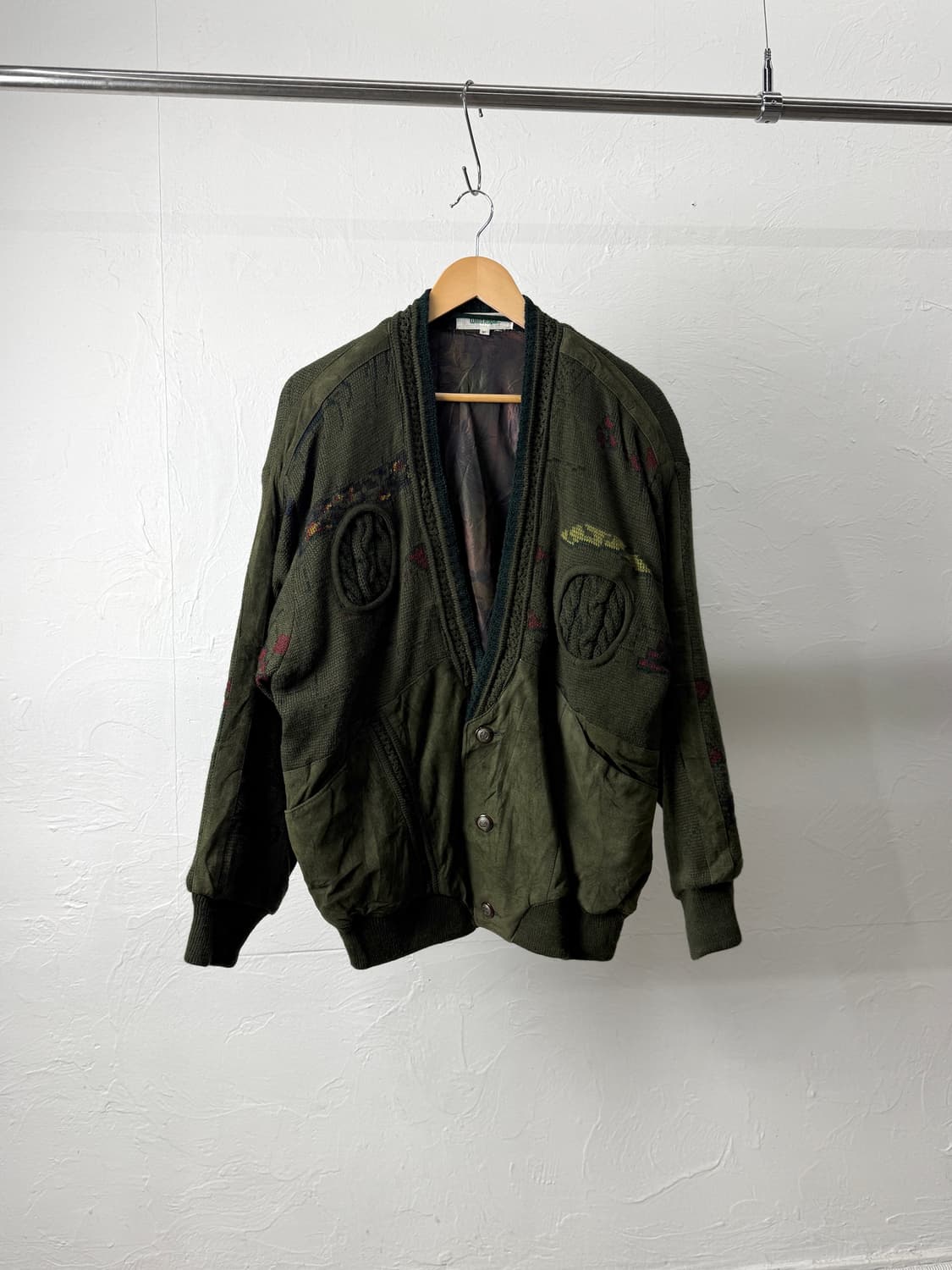 Wood Royal 믹스 니트 가디건 상품이미지1