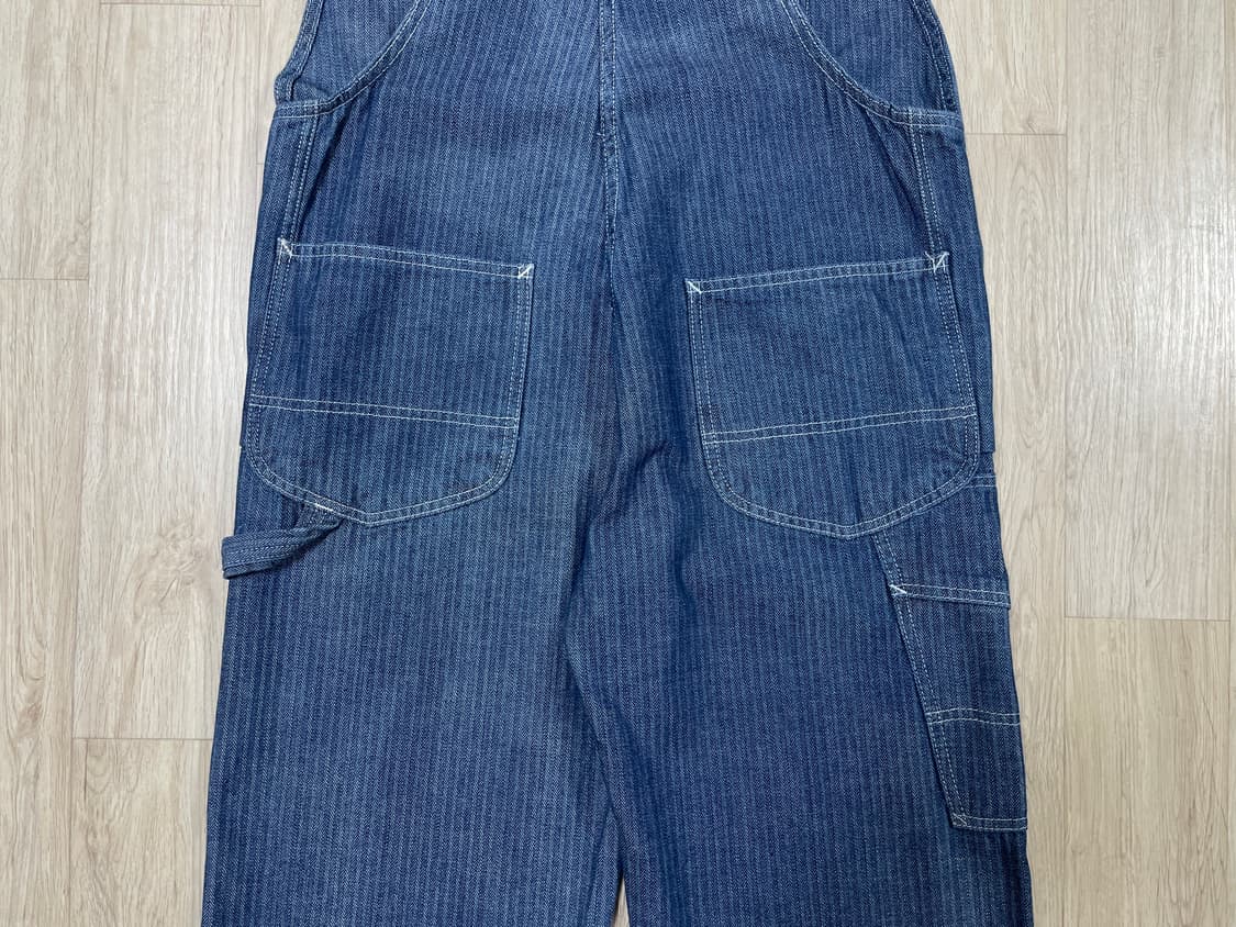 32~33) 50's 복각 Lee 헤링본 데님 오버롤(RRL&LVC&폴로 상품이미지9