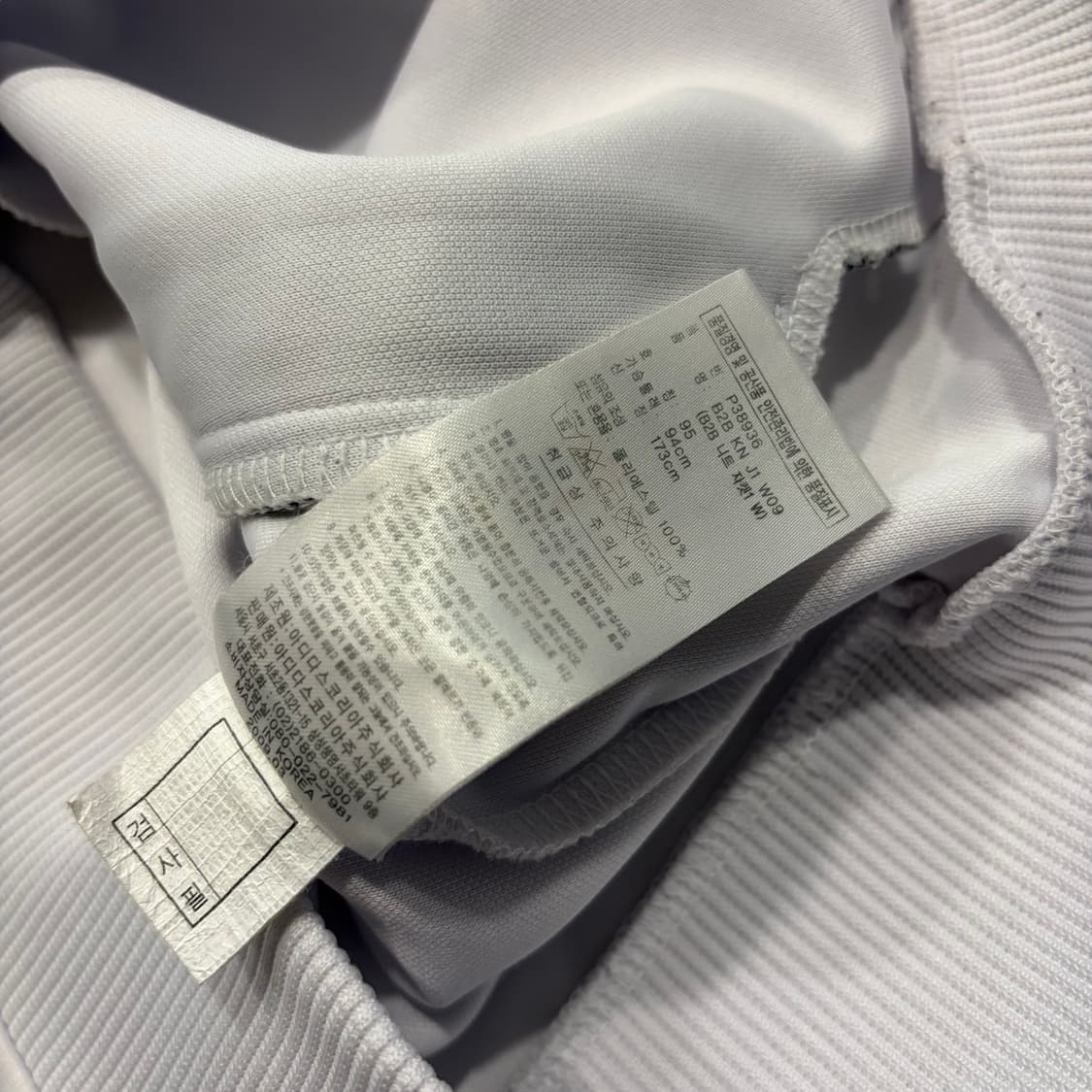 [95] 09s 아디다스 삼선 트랙탑 화이트 핑크 C712 상품이미지7