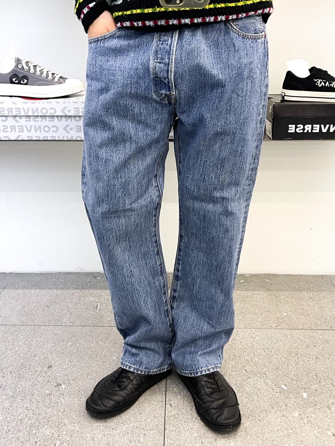 리바이스 501 스트레이트 데님 팬츠 상품이미지1