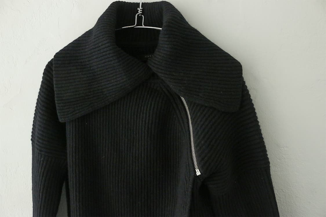 올세인츠 사선 집업 니트  상품이미지4