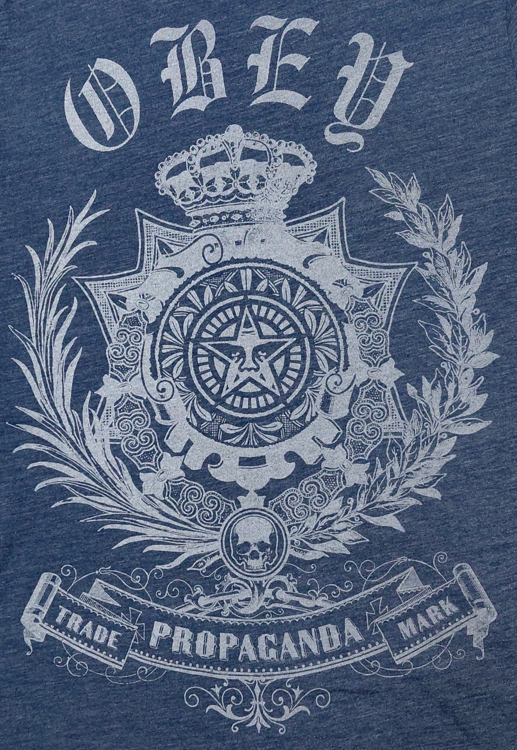 [S] 오베이(OBEY) USA제 트라이블렌드 그래픽 티셔츠 - 네이비 상품이미지4