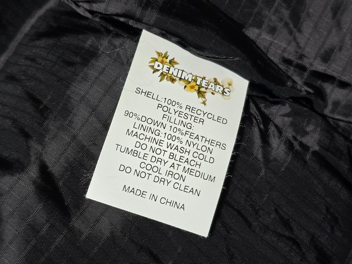 [S] 데님티어스 다운 자켓 패딩 블랙 상품이미지7