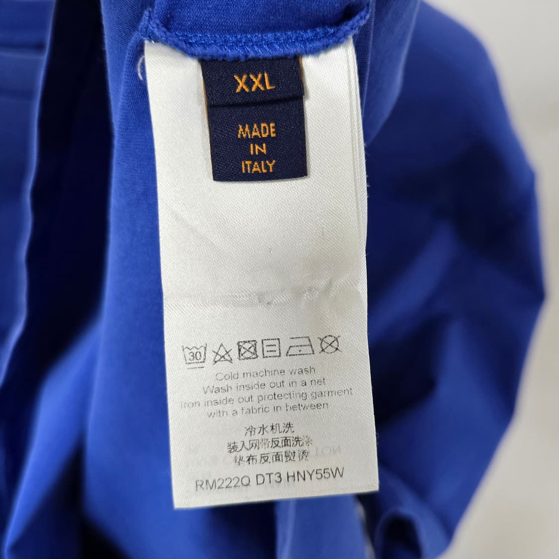 루이비통 엠보스드 LV 반팔 티셔츠 xxl사이즈 판매 상품이미지4