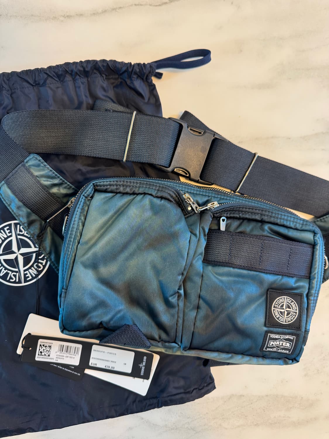 스톤아일랜드 X 포터 크로스백 가방 한정판 상품이미지1