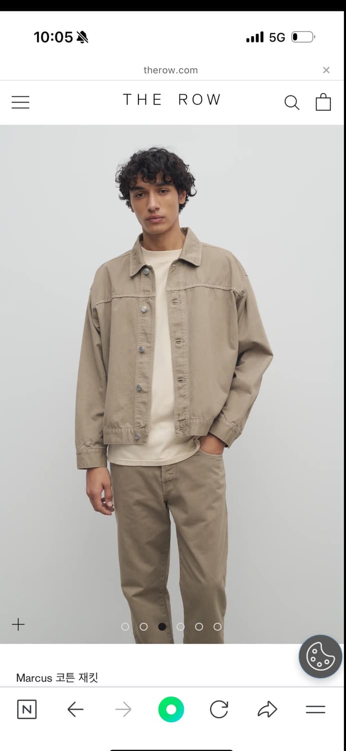 더로우 the row Marcus 코튼 재킷 상품이미지1
