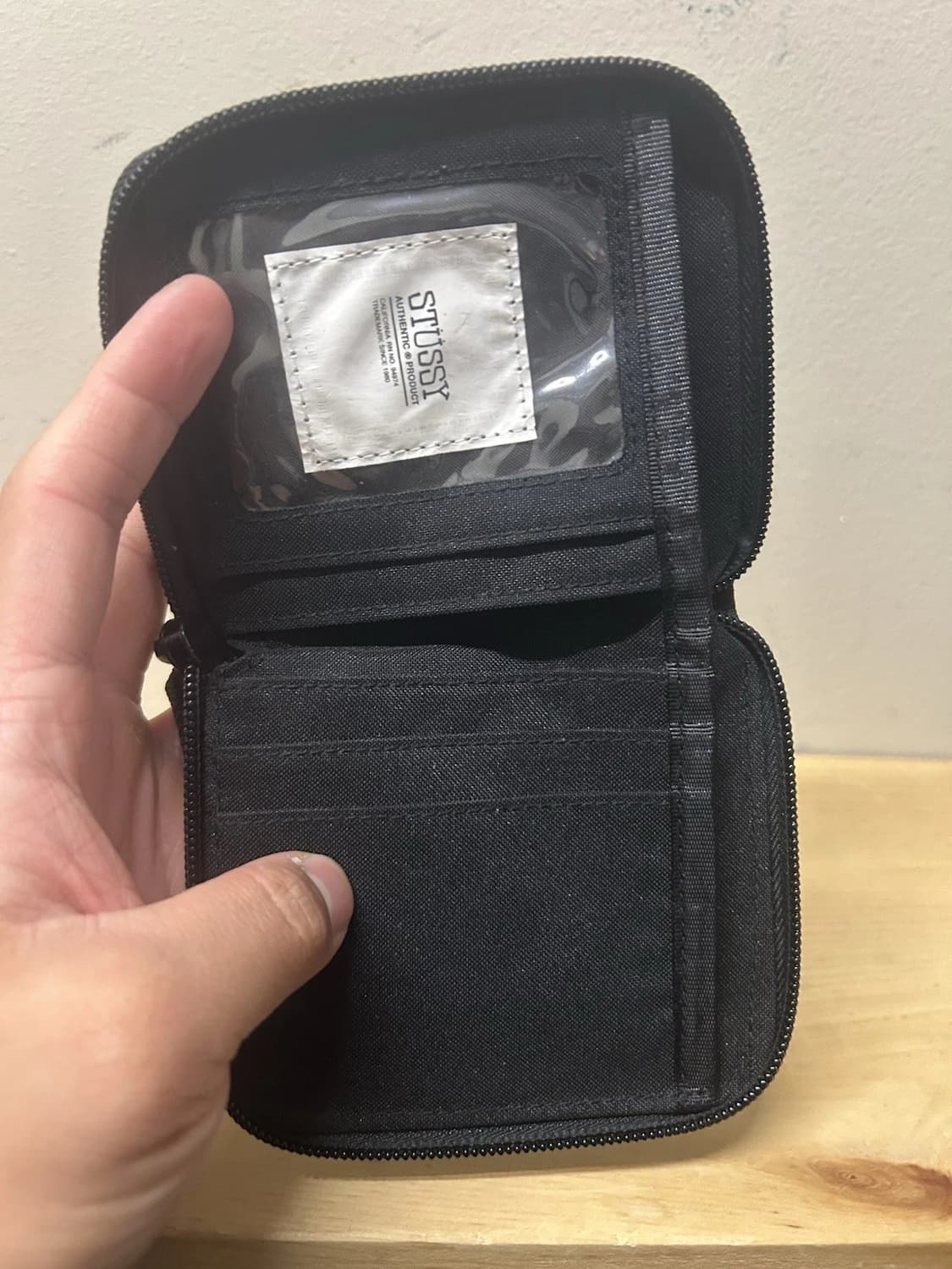 스투시 SS 모노그램 지퍼 반지갑 상품이미지7