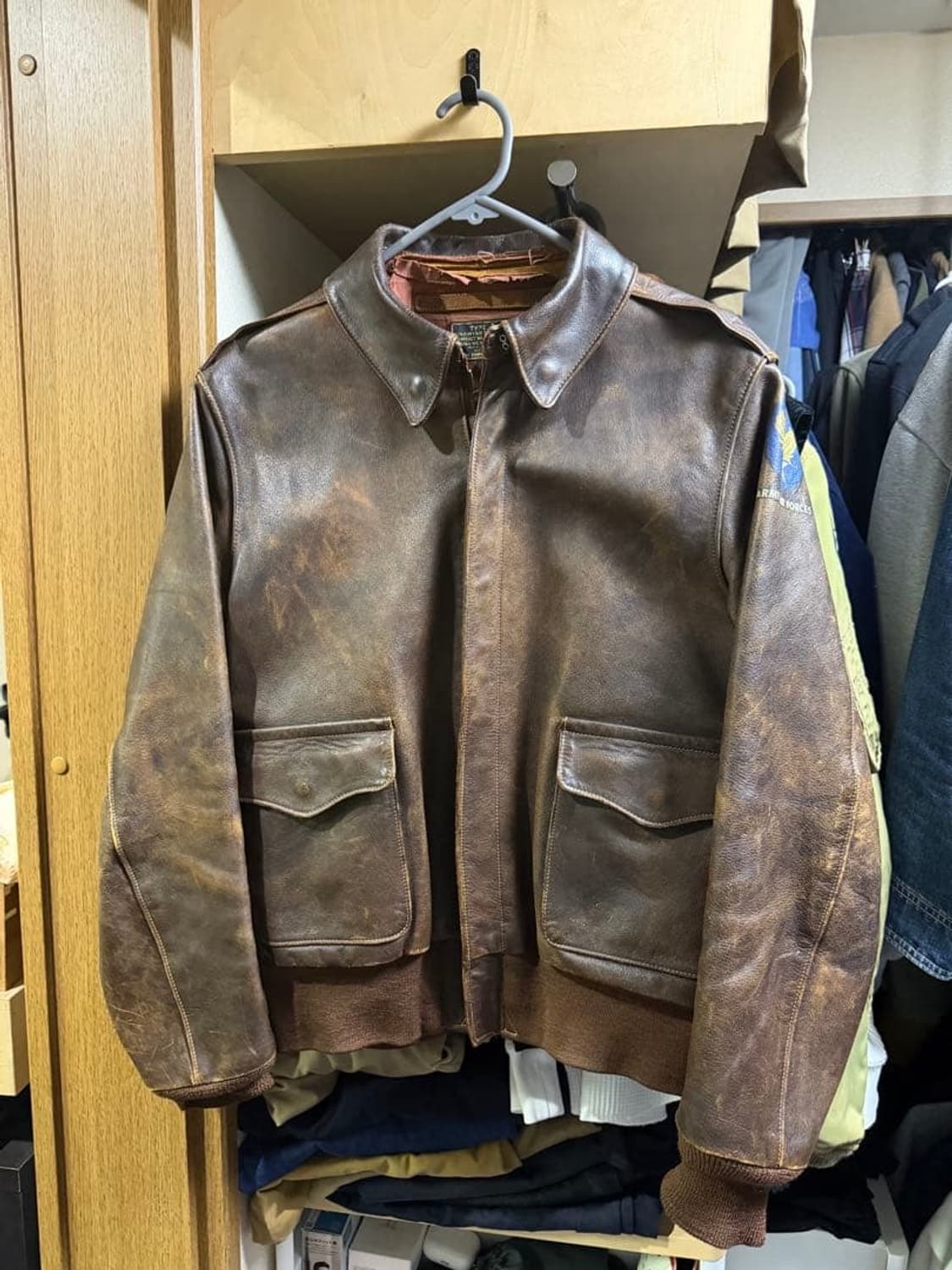 (38) 리얼맥코이 a-2 가죽자켓 상품이미지1