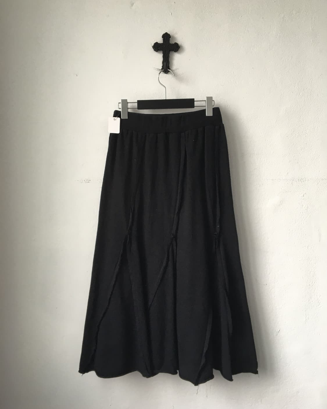 Cut off line detail long skirt 상품이미지5