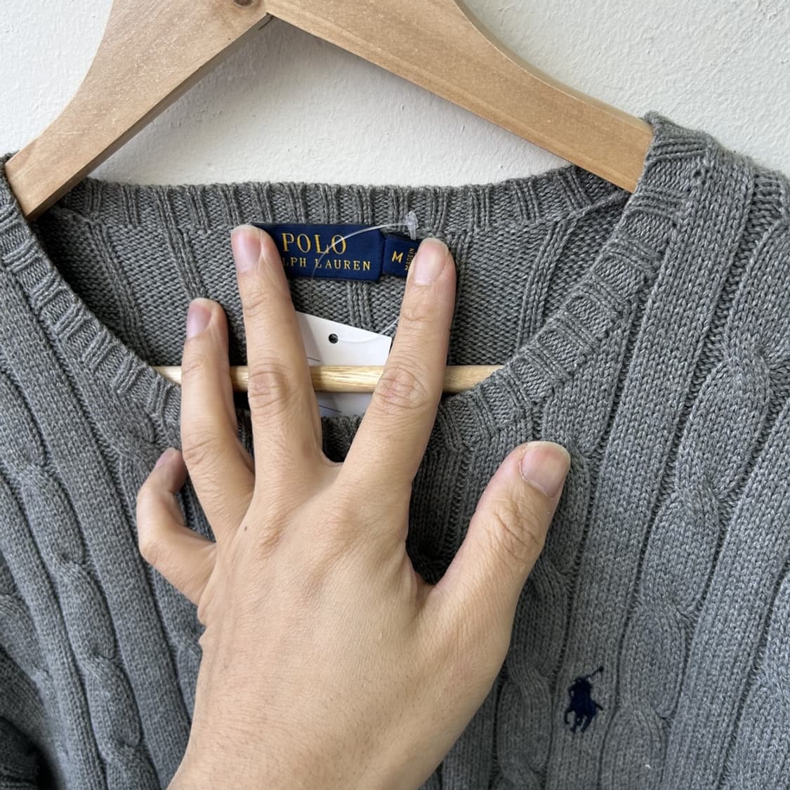 15350 - 폴로 랄프로렌 그레이 케이블 니트 상품이미지3