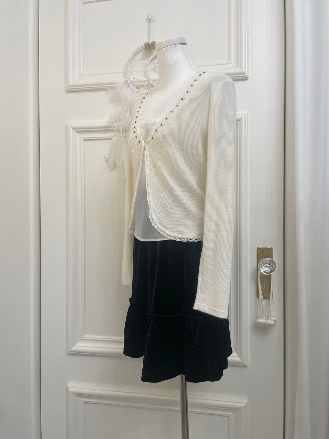black velvet mini frill point midi bandi 상품이미지7