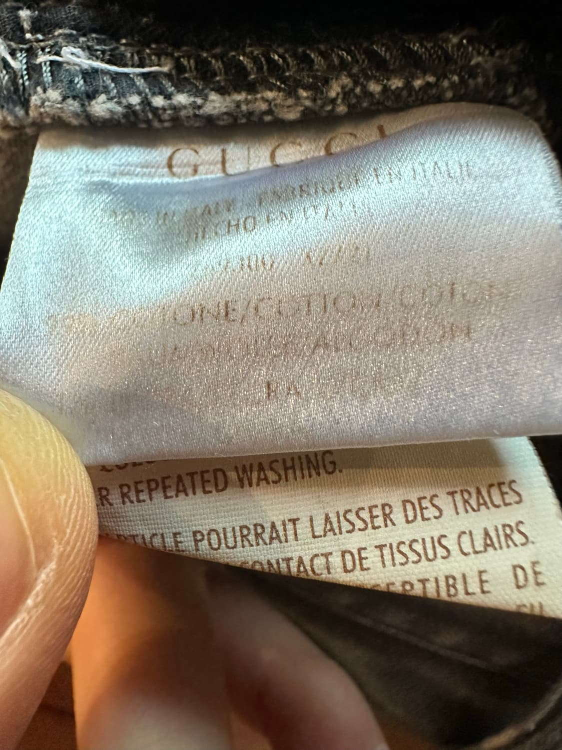 Gucci vintage distressed denim 상품이미지10