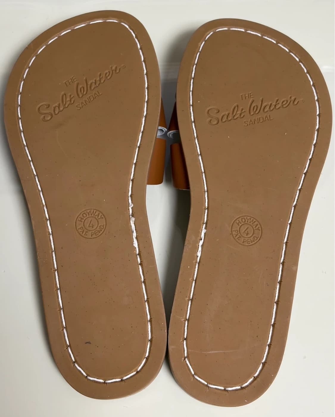 솔트워터 클래식 슬라이드 샌들 탄 색상 4사이즈 상품이미지3