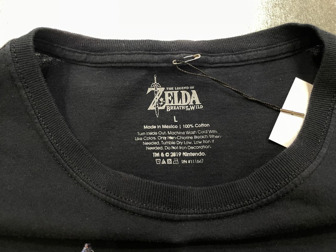 (L) Zelda 젤다의 전설 야생의 숨결 야숨 프린팅 반팔티 상품이미지8