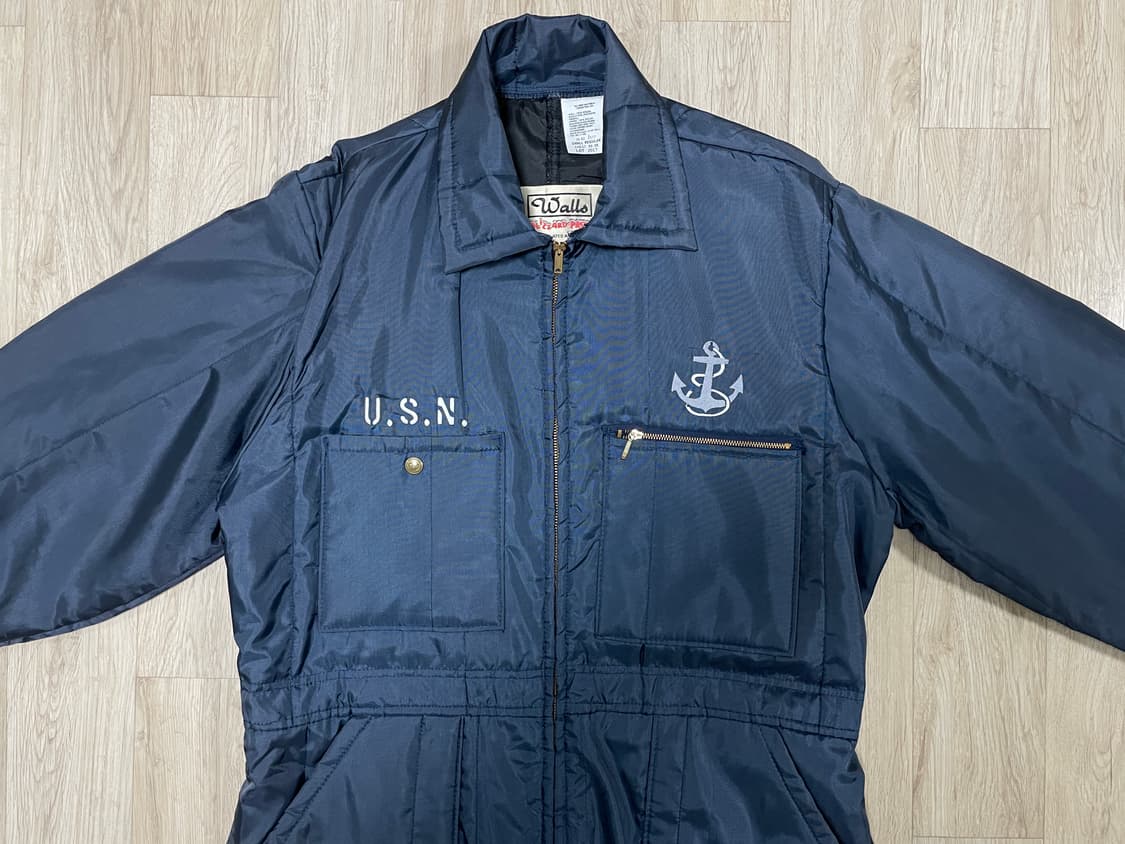 100~105) 80s 왈스 미군 누빔점프수트(미국제)RRL&LVC&폴로 상품이미지1