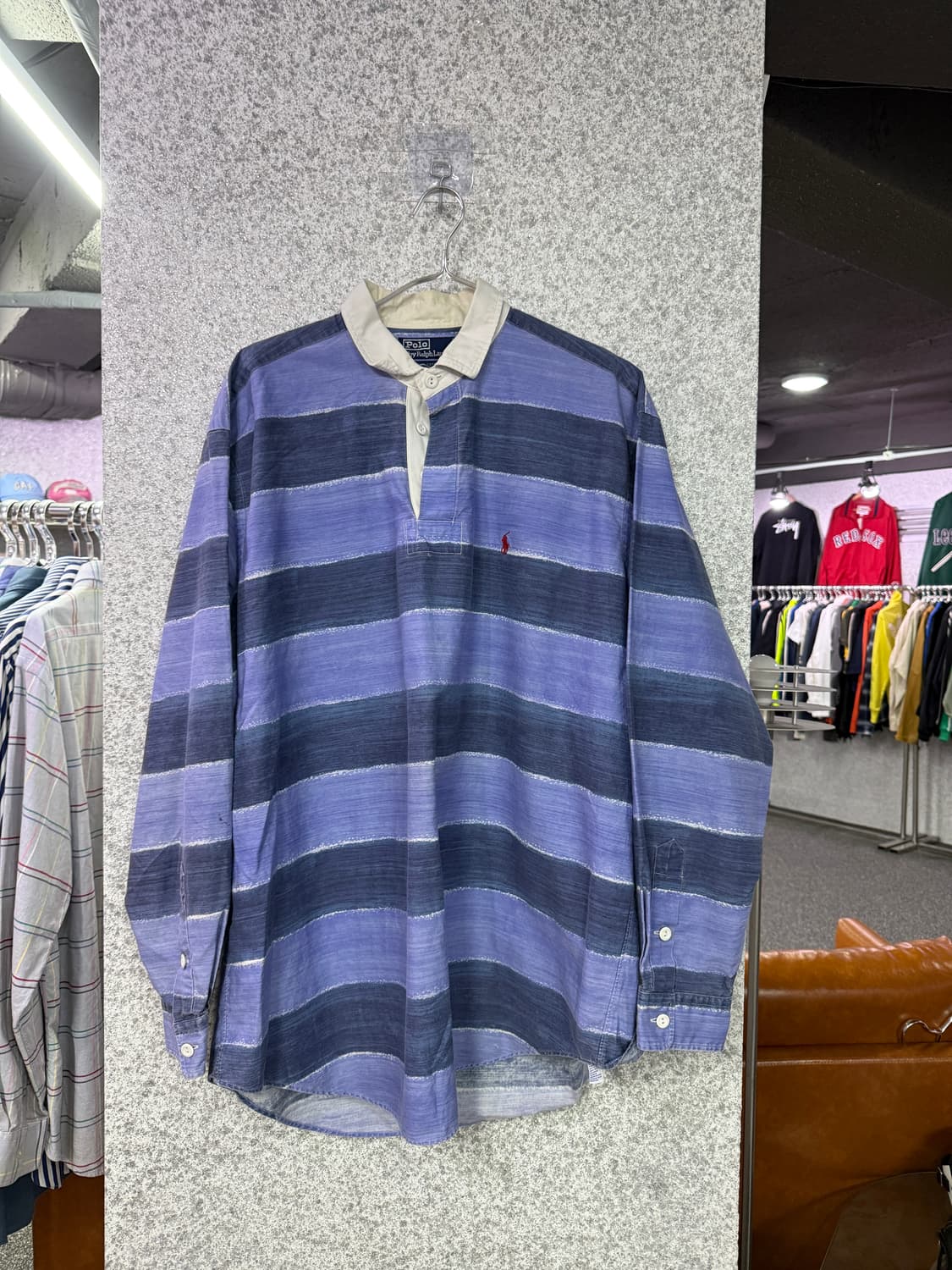 폴로랄프로렌 빈티지 스트라이프 럭비 셔츠 B4708 상품이미지2