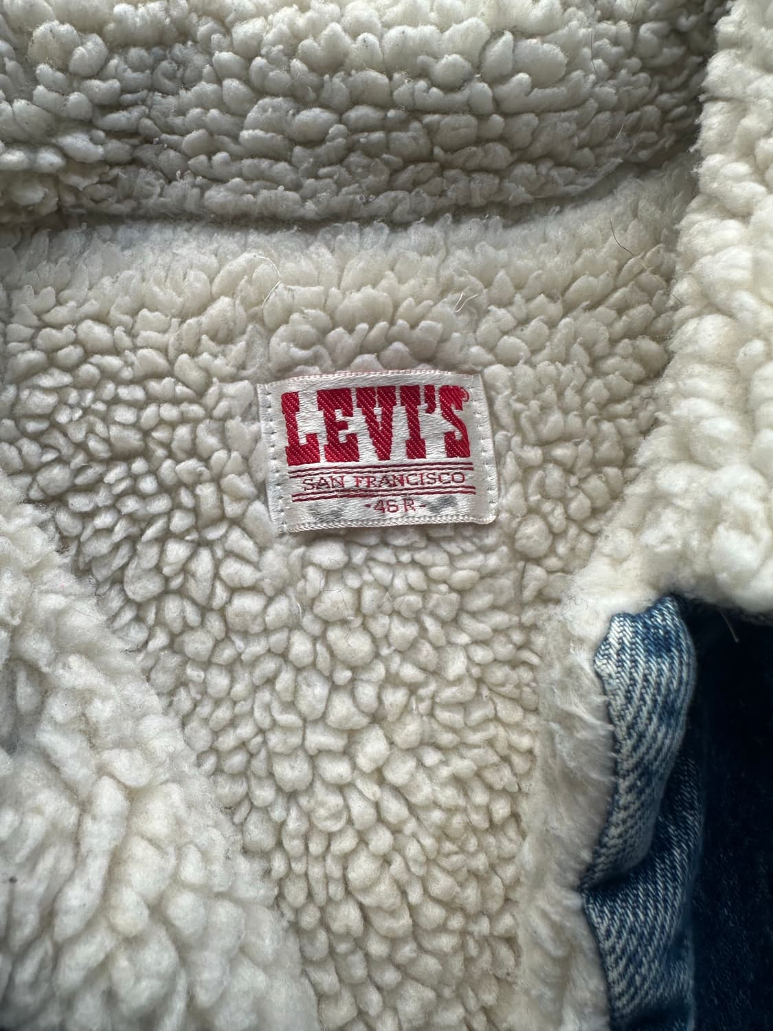 80s 리바이스 쉐르파 트러커 46r 상품이미지6