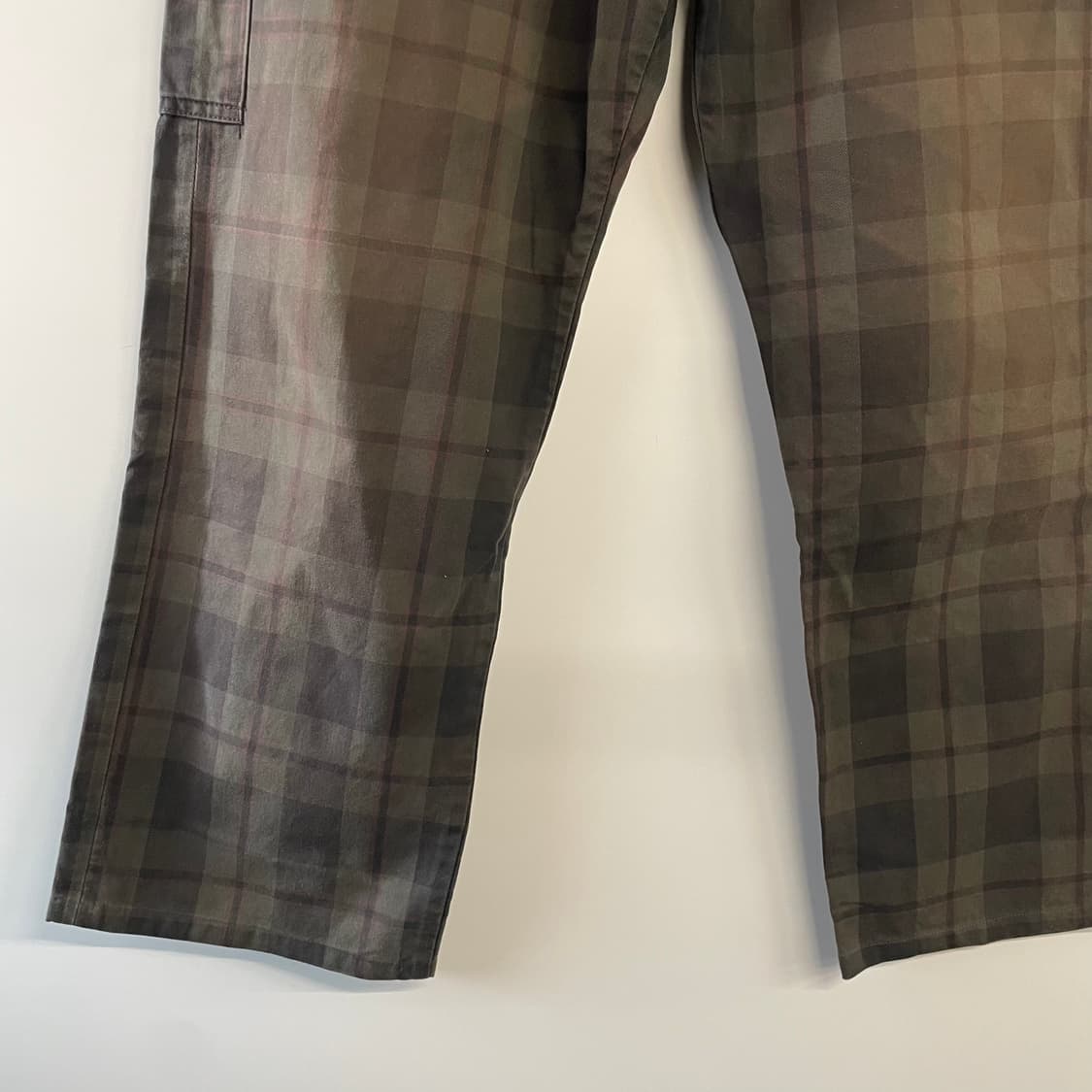 포스트오버롤즈 체크 카펜터팬츠 상품이미지4