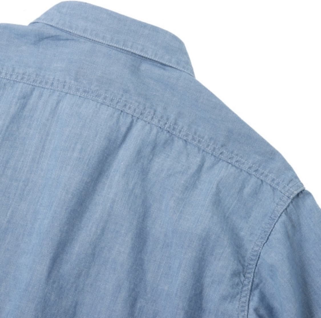 Usn Chambray Shirt - Blue 상품이미지8