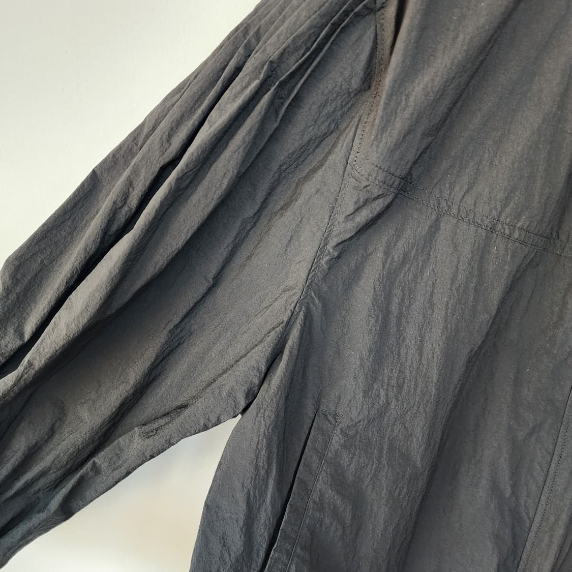  발렌시아 노카라 블랙 셔츠 자켓 상품이미지3