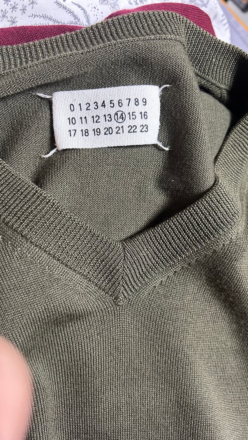 마르지엘라 엘보우 패치 니트 상품이미지2