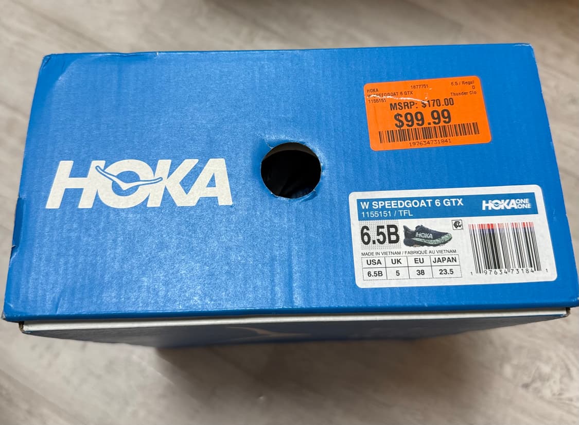 호카 스피드고트 6 GTX 썬더 클라우드 민트 플루오라이트  상품이미지8