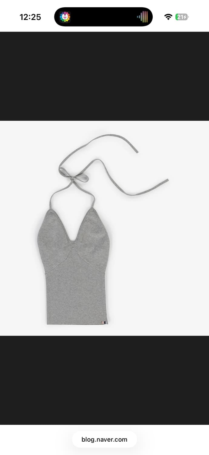 익스트림 캐시미어 홀터 탑 그레이 상품이미지3