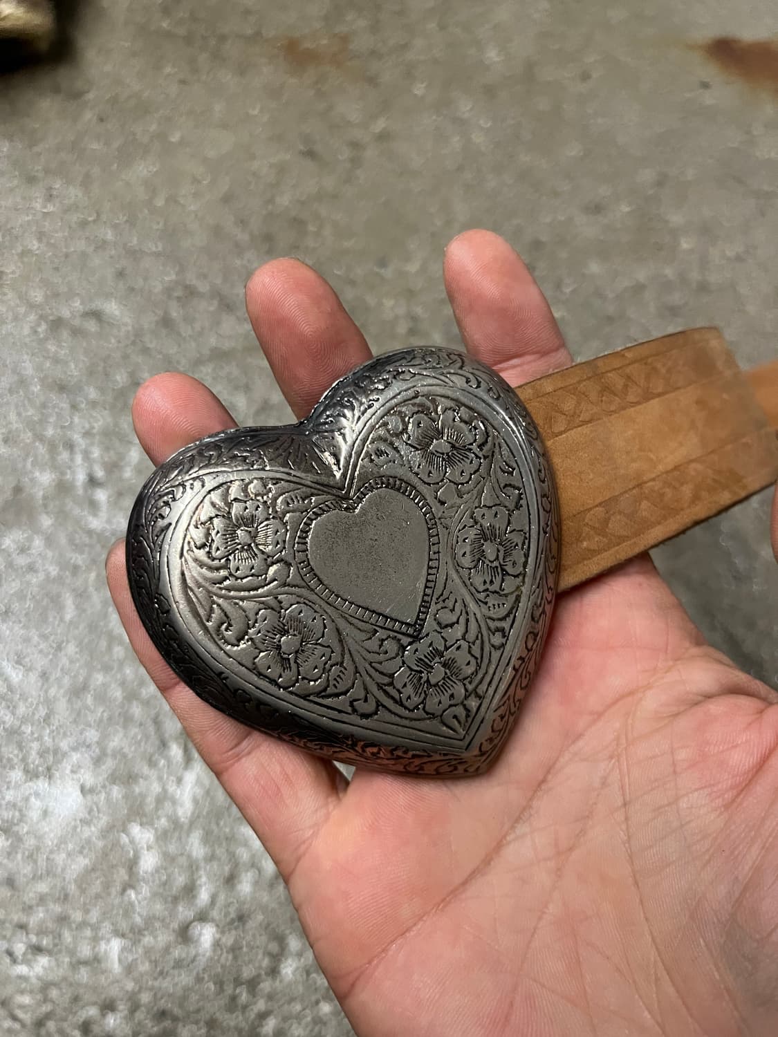 빈티지 하트 버클 벨트 (~30“) 상품이미지1