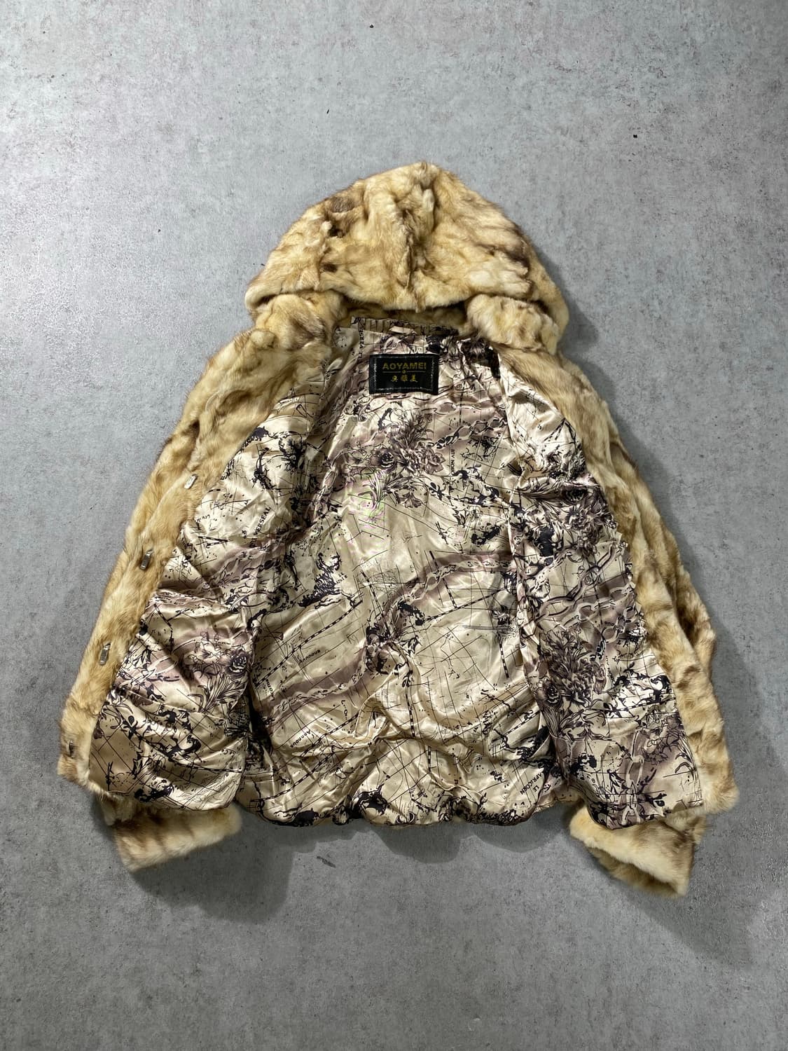 [S-M] AOYAMEI 폭스 퍼 후드 자켓 상품이미지5