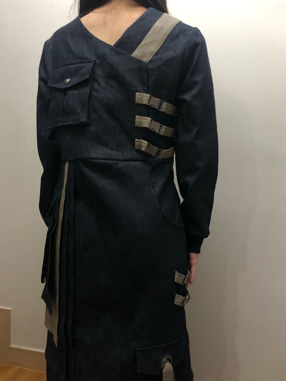 빈티지 데님 아방가르드 원피스 상품이미지10