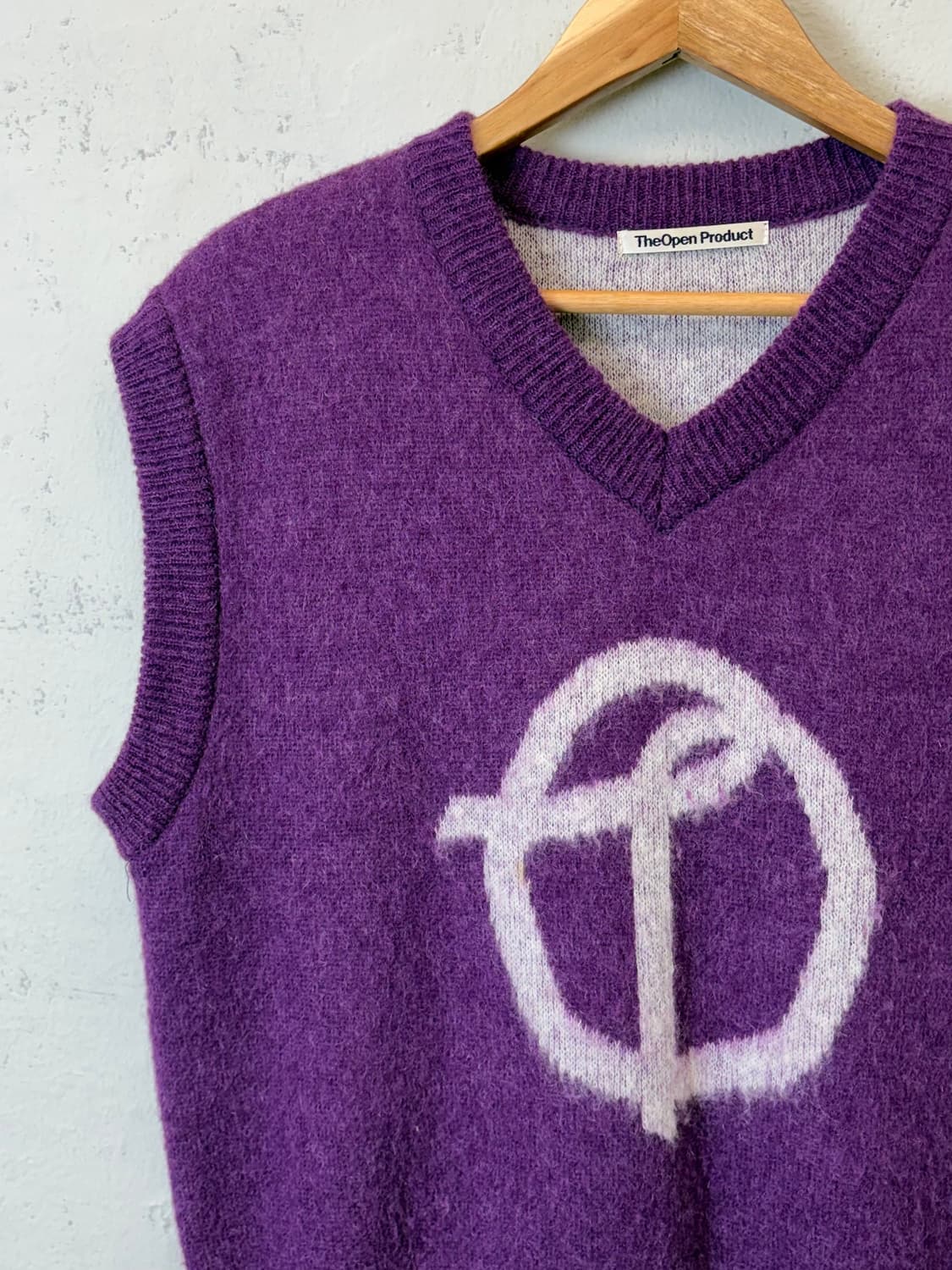 더오픈프로덕트 모헤어 베스트 퍼플 상품이미지5