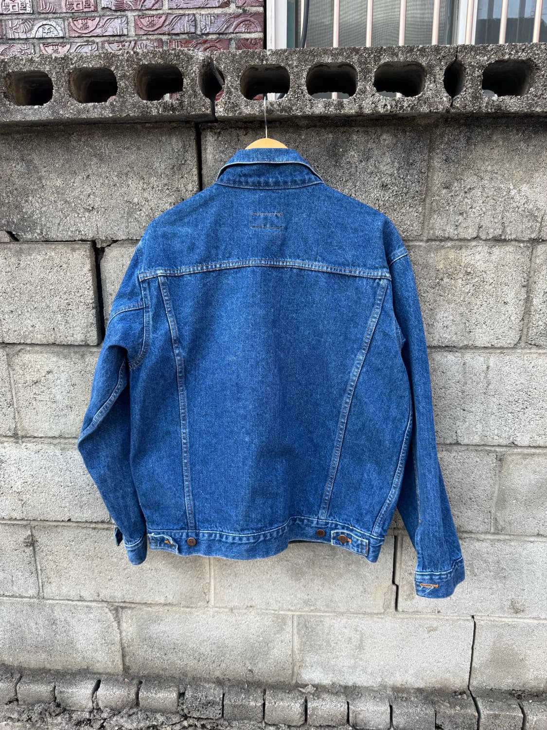 80~90s 에디바우어 빈티지 데님 트러커 자켓 L 상품이미지2