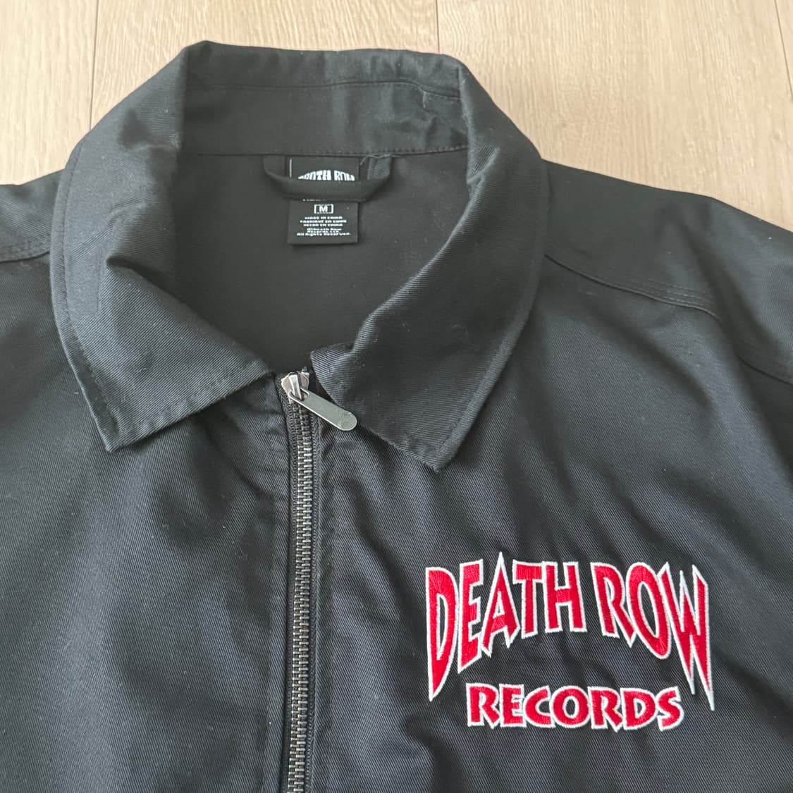 데스로우레코드 트윌 워크 자켓 웨어 블루종 Death Row Record 상품이미지4