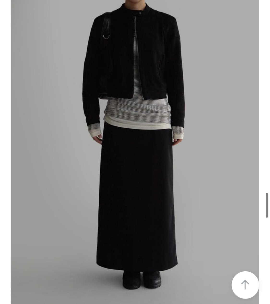 [라룸]바이커 스웨이드 자켓 상품이미지4