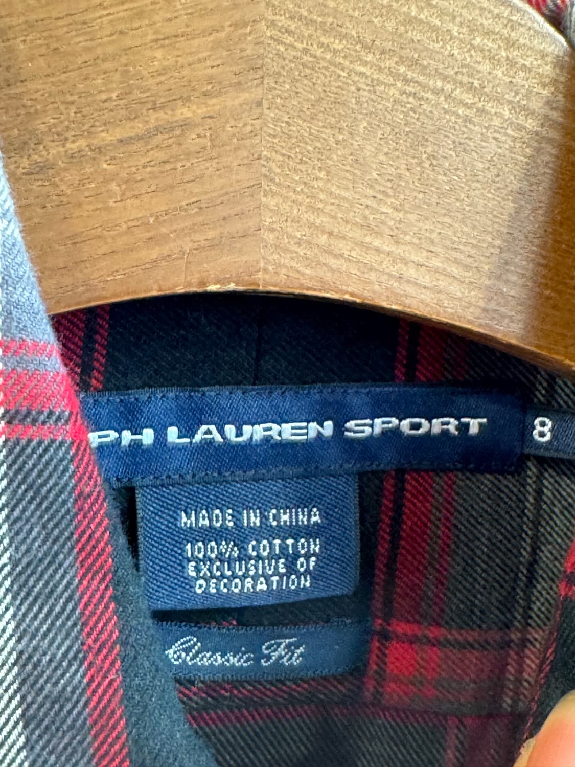 폴로 랄프로렌 체크 셔츠 상품이미지4