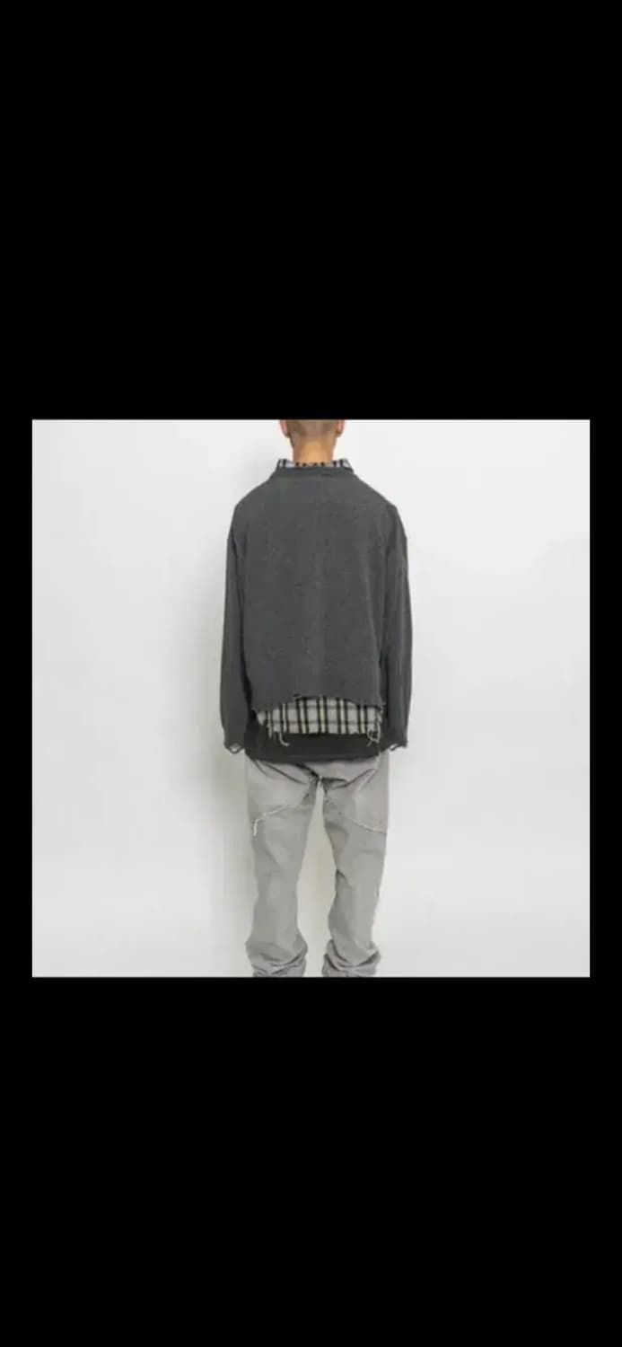 [새상품] 선데이 후르츠 마켓 크롭 회색 그레이 니트 스웨터 m 상품이미지5