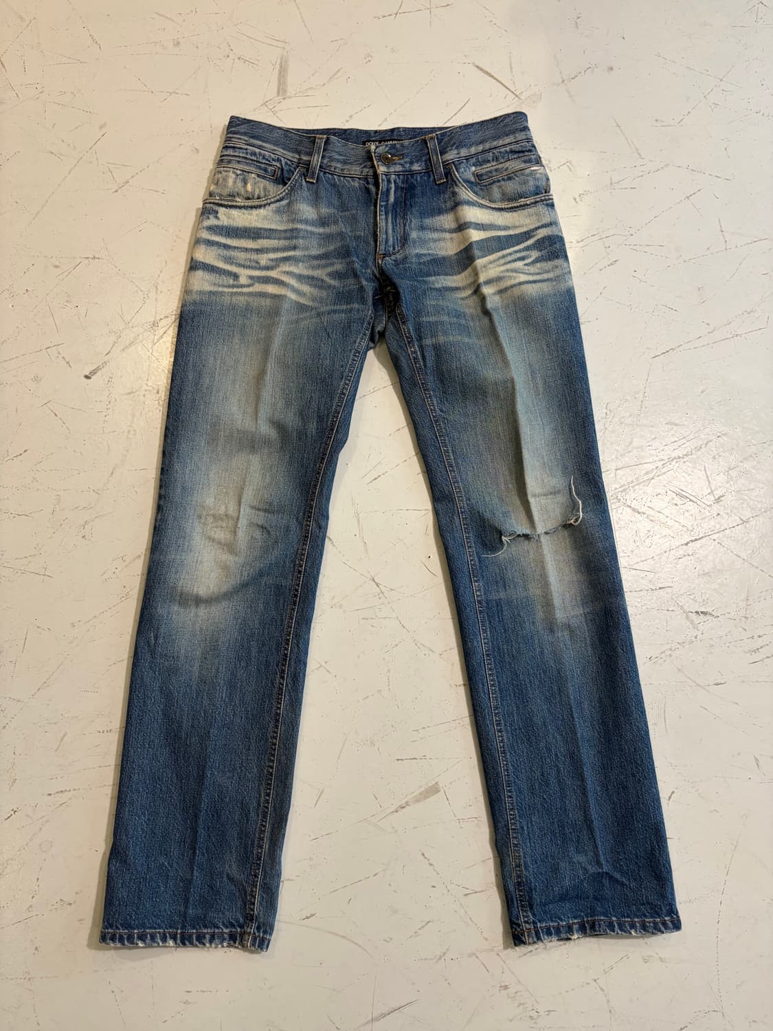 Dolce & Gabbana 워싱 데님 팬츠  상품이미지3