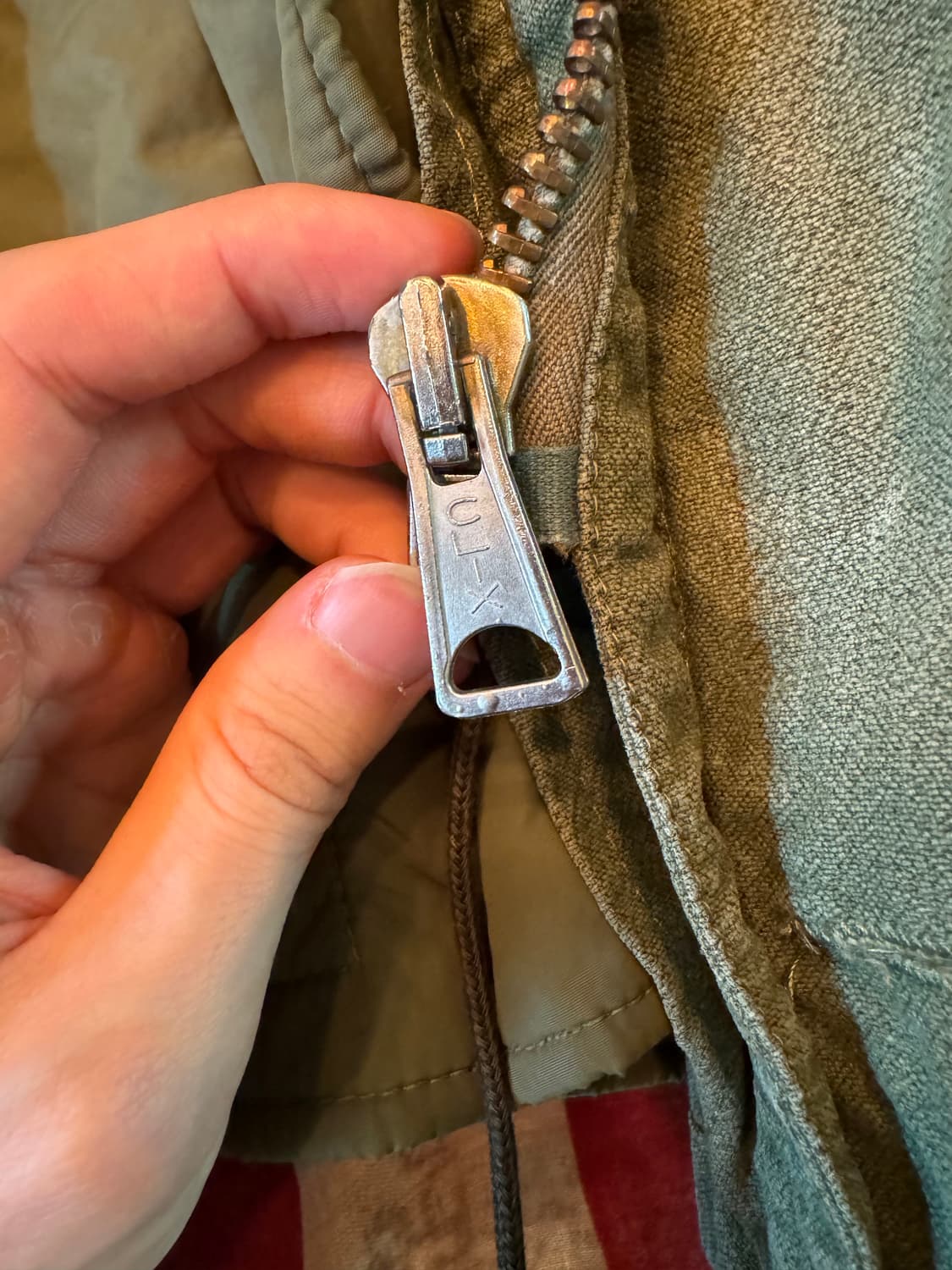 60s 오리지널 캐나다군 mk2 M-65 정글 퍼티그 필드 자켓 상품이미지3