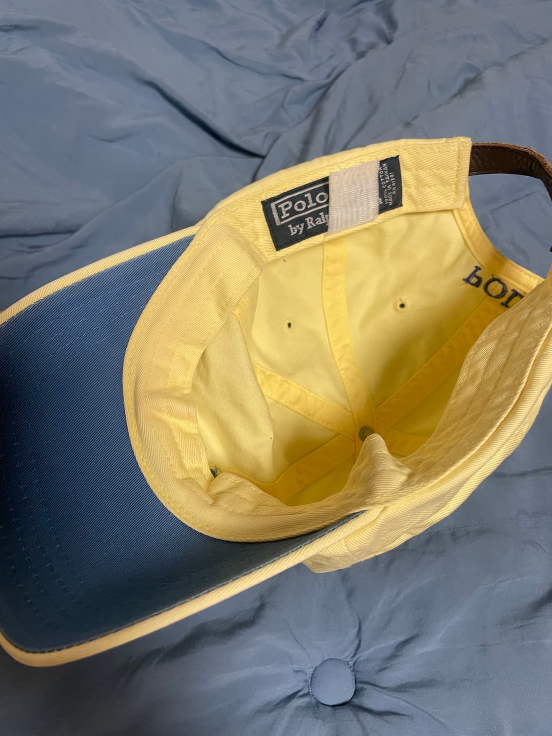 빈티지 폴로 볼캡 옐로우 상품이미지2