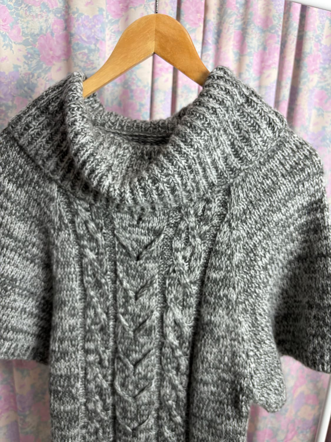 그레이 보카시 목폴라 니트 상품이미지6