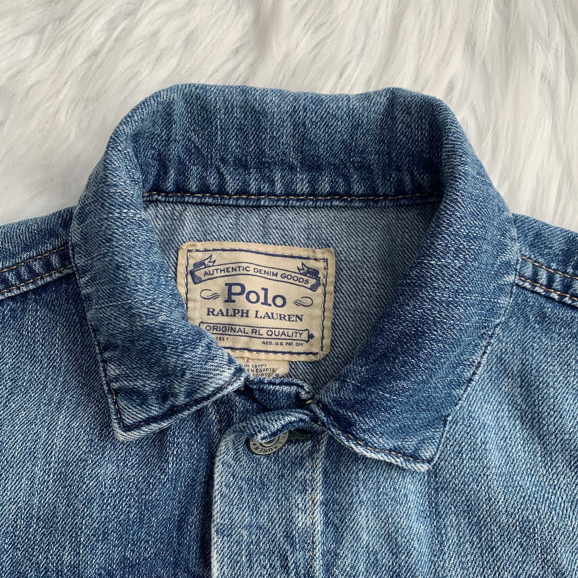 폴로 랄프로렌 키즈 커스텀 빈티지 데님 자켓 1881 상품이미지3