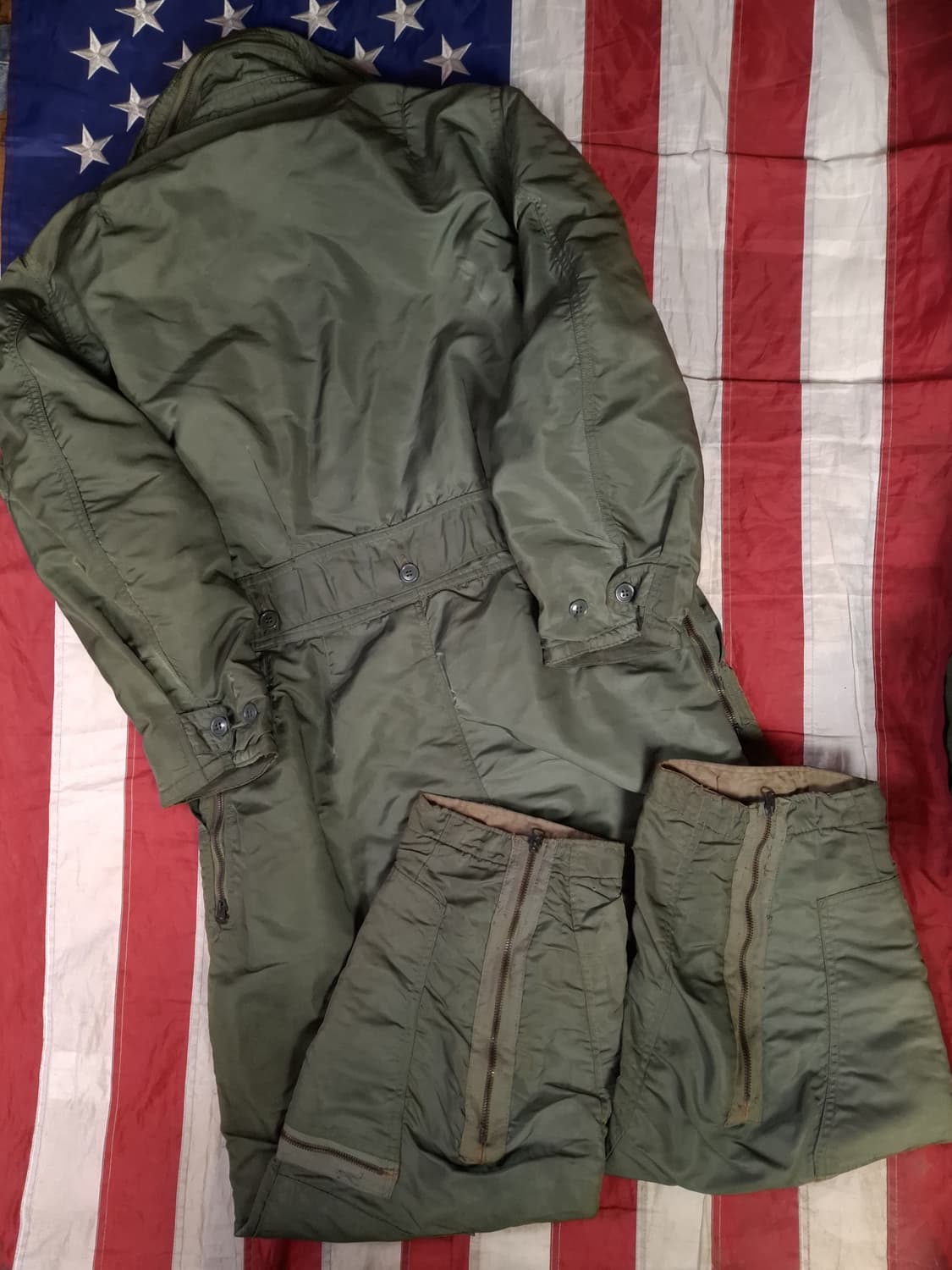 오리지날 미공군 블랙라벨 CWU-1/P 항공 커버올 상품이미지8