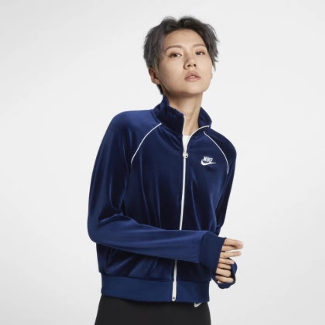 나이키 벨벳 트랙탑 저지 셋업 상의 S 하의 S (55) 상품이미지3
