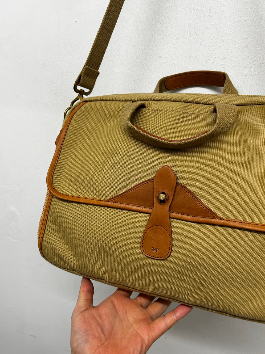 SAZABY 사자비 캔버스 브리프케이스 상품이미지2