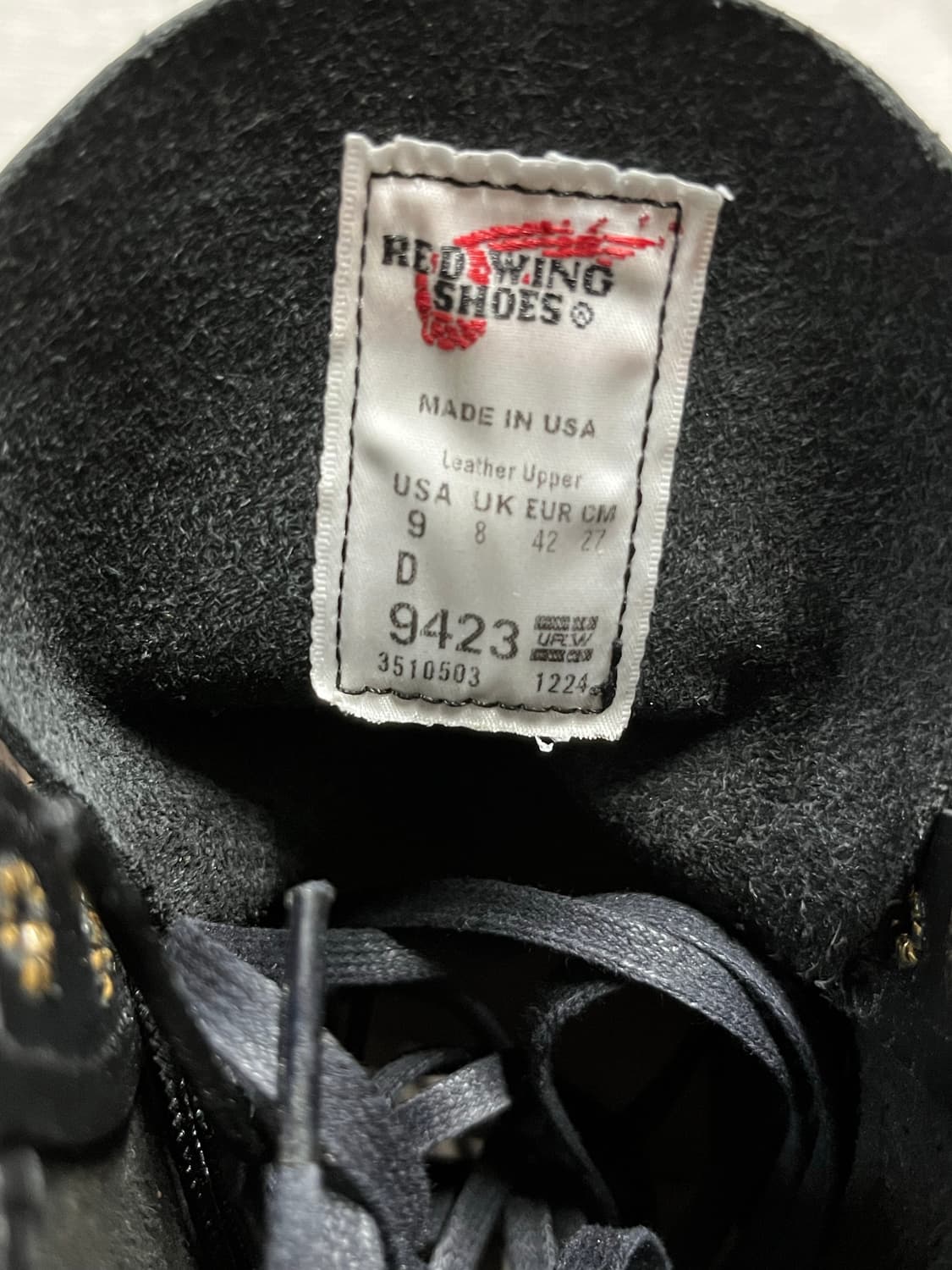 레드윙 벡맨 9423 9D 팩토리세컨 상품이미지7