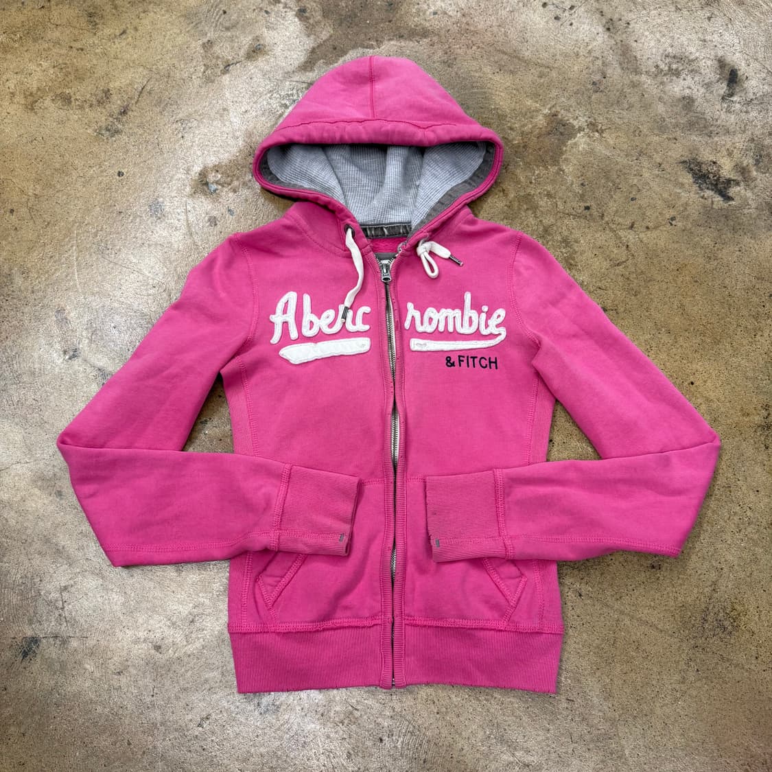 아베크롬비 핑크 딱붙 후드집업  상품이미지2