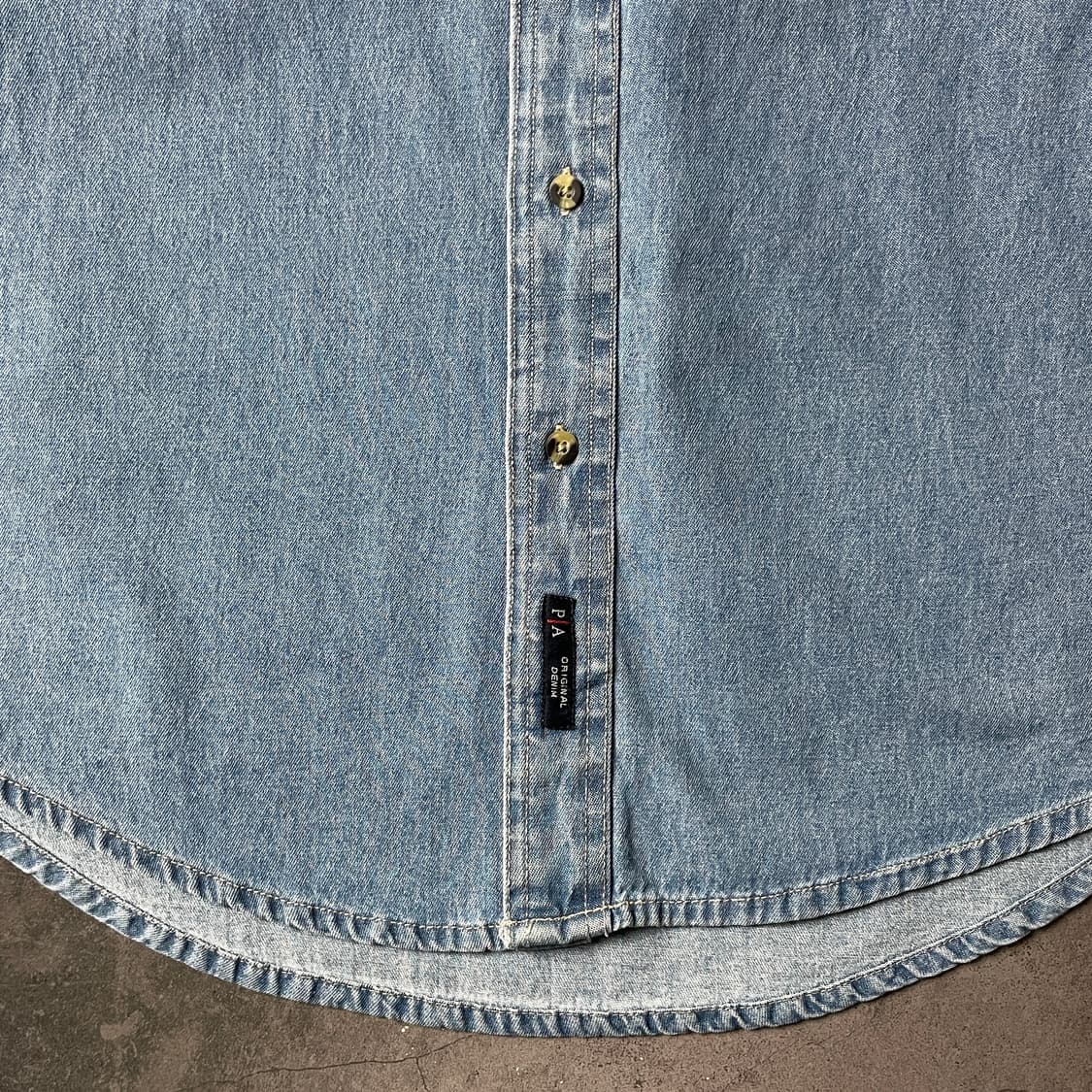 PORT AUTHORITY 빈티지 코튼 데님 셔츠 A00742 상품이미지4