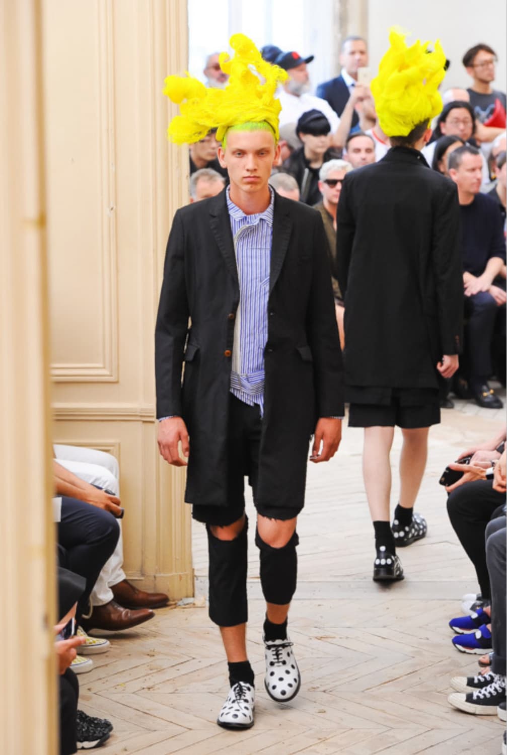 comme des garçons homme plus 찢어진 자켓 상품이미지2