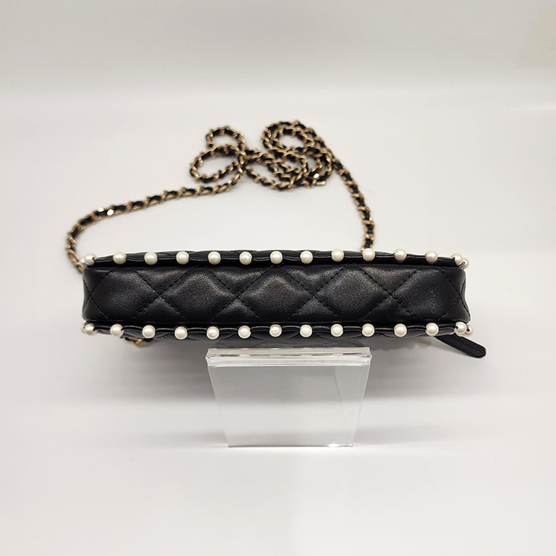 샤넬 AP1049 진주 체인 월렛 숄더백 블랙 #29 상품이미지4